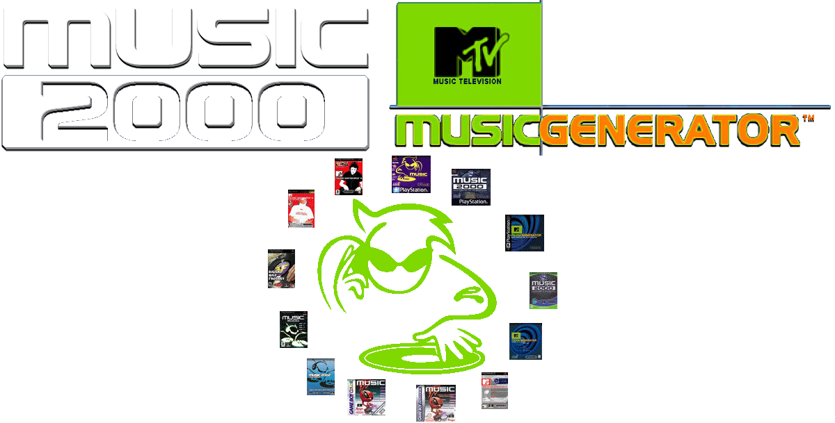 Music 2000 logo and box arts