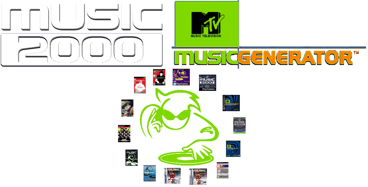 Music 2000 logo and box arts